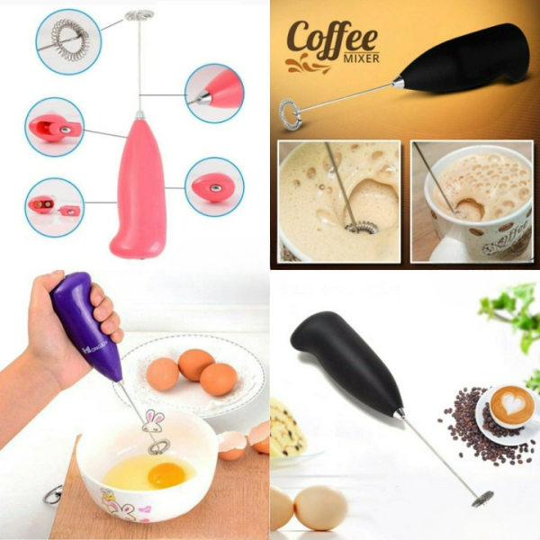 Mini electric coffee mixer